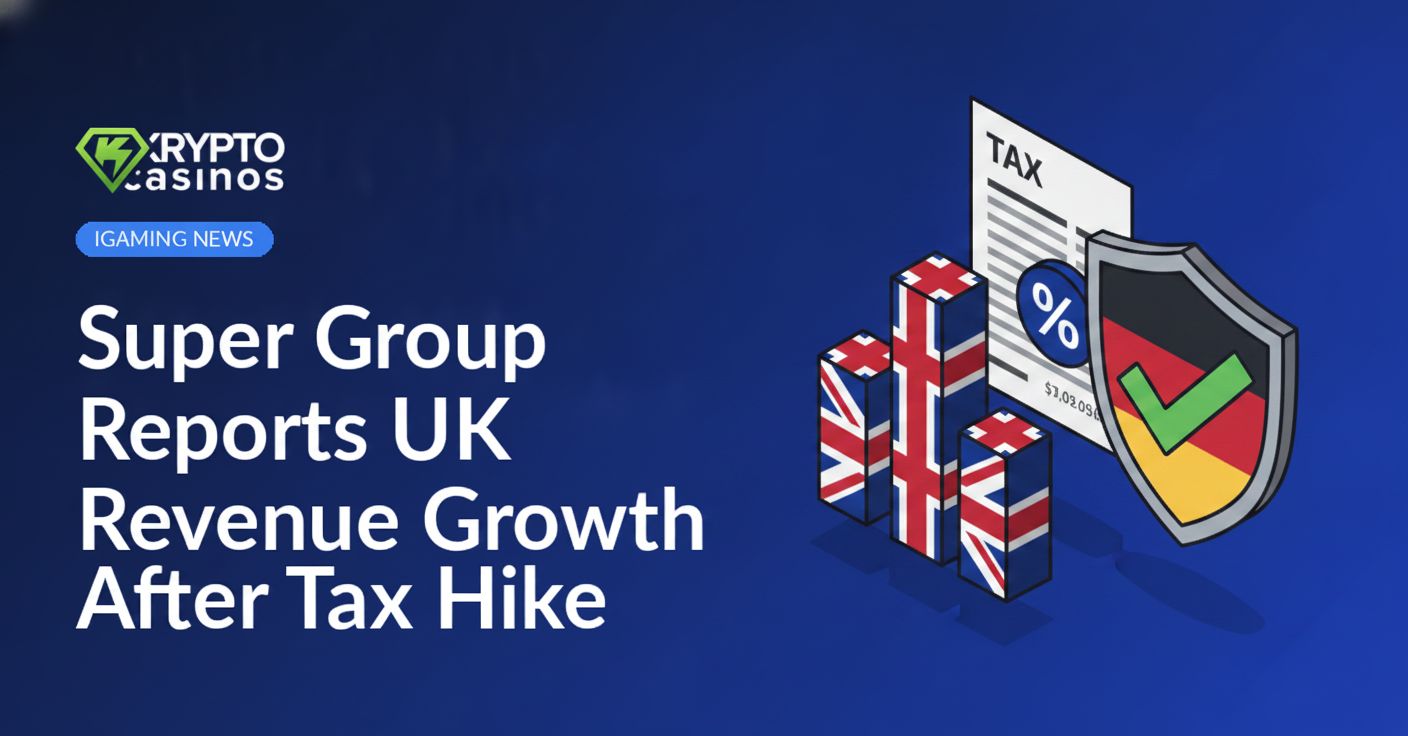 UK flag-shaped bar chart rising, tax document with percent sign, German flag shield with green checkmark on white background