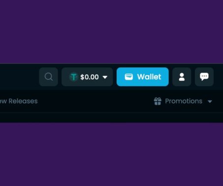 Das Bild zeigt bei der Einzahlung von Winna.com CH, den folgenden Schritt: Wallet Bereich