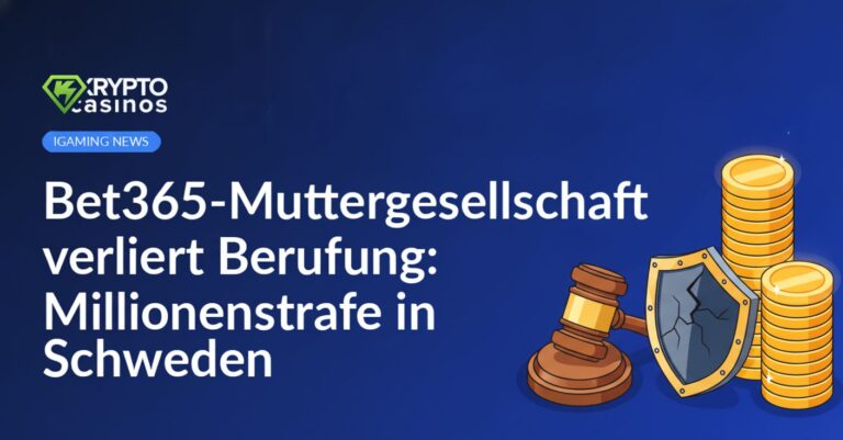 Ein hölzerner Richterhammer liegt neben einem rissigen Schild und gestapelten Goldmünzen.