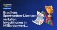Zerrissenes juristisches Dokument, ein goldener Pokal und ein fallendes Balkendiagramm.