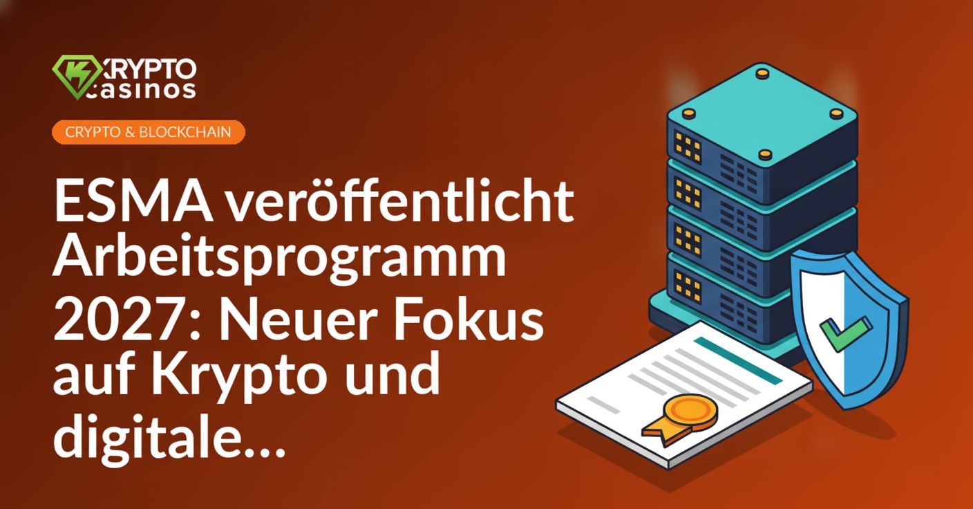 Ein offizielles Dokument und ein digitales Sicherheitsschild vor einem beleuchteten Server-Rack.