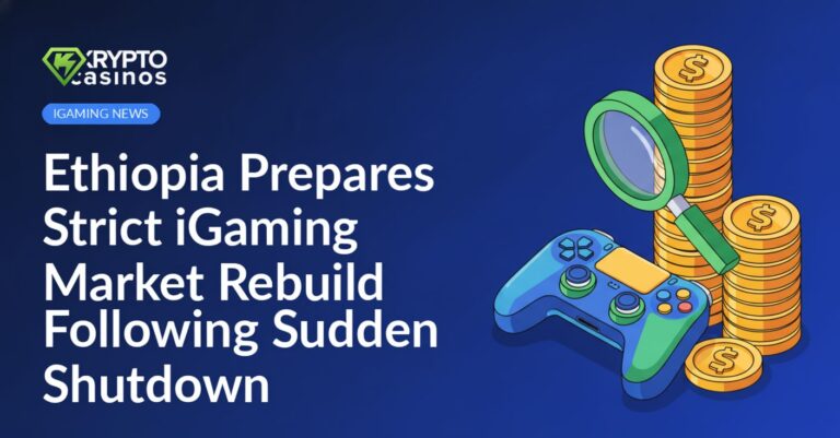 A magnifying glass positioned over a video game controller and a stack of gold coins.