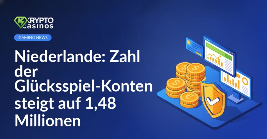 Digitale Monitore, umgeben von gestapelten Goldmünzen und einem Sicherheitsschild.