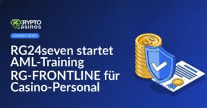 Ein Stapel Goldmünzen, ein Schutzschild mit Häkchen und ein offizielles Dokument.