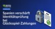 Eine Kreditkarte, ein massives Vorhängeschloss und ein offizielles Dokument mit Häkchen.